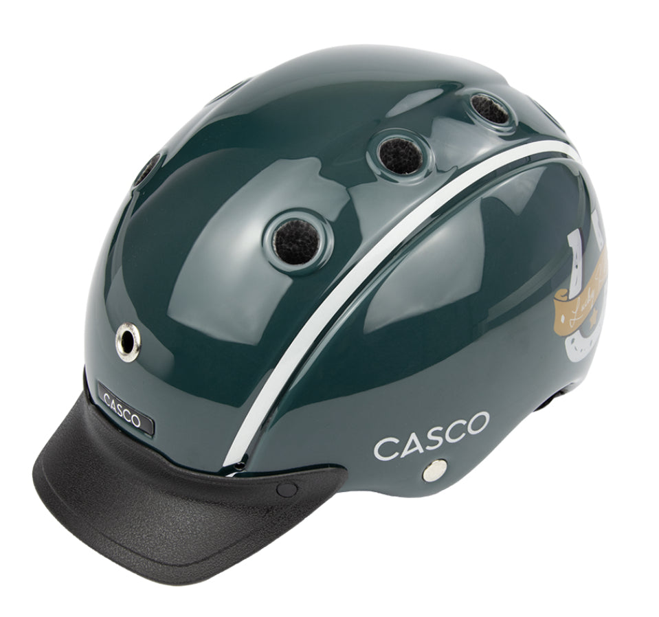 Casco Reithelm NORI LUCKY KID EMERALD