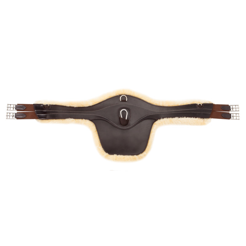 Kavalkade Stollenschutzgurt "Excellence" - Lammfell - Elast