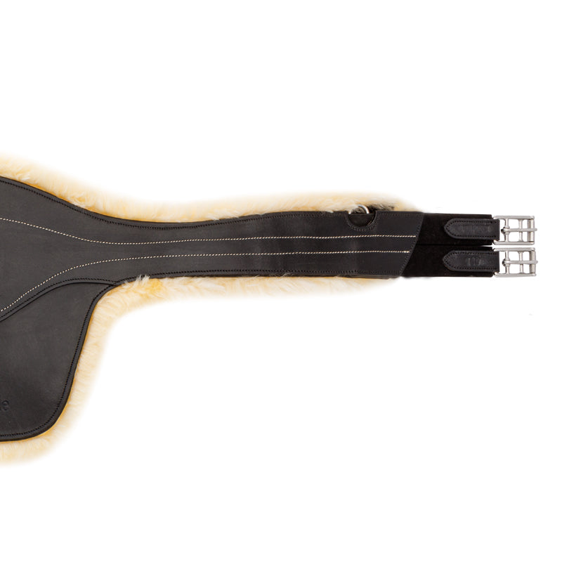 Kavalkade Stollenschutzgurt "Excellence" - Lammfell - Elast