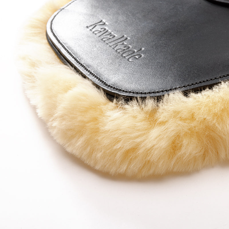 Kavalkade Stollenschutzgurt "Excellence" - Lammfell - Elast