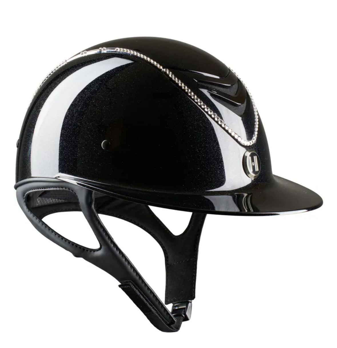 OneK Reithelm Avancé Lux Shimmer Black Swarovski