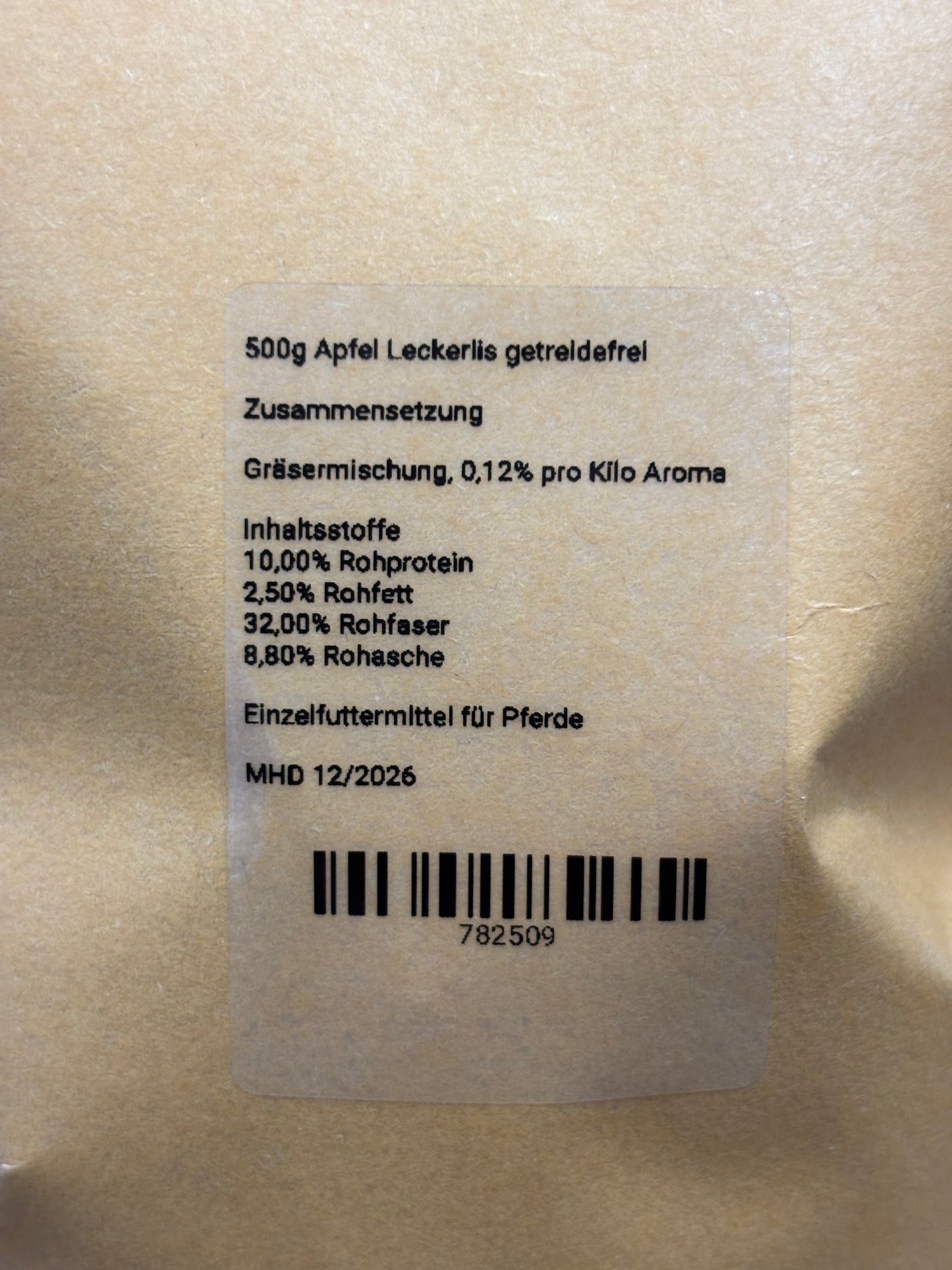 EquiVital Apfel Leckerlies Getreidefrei