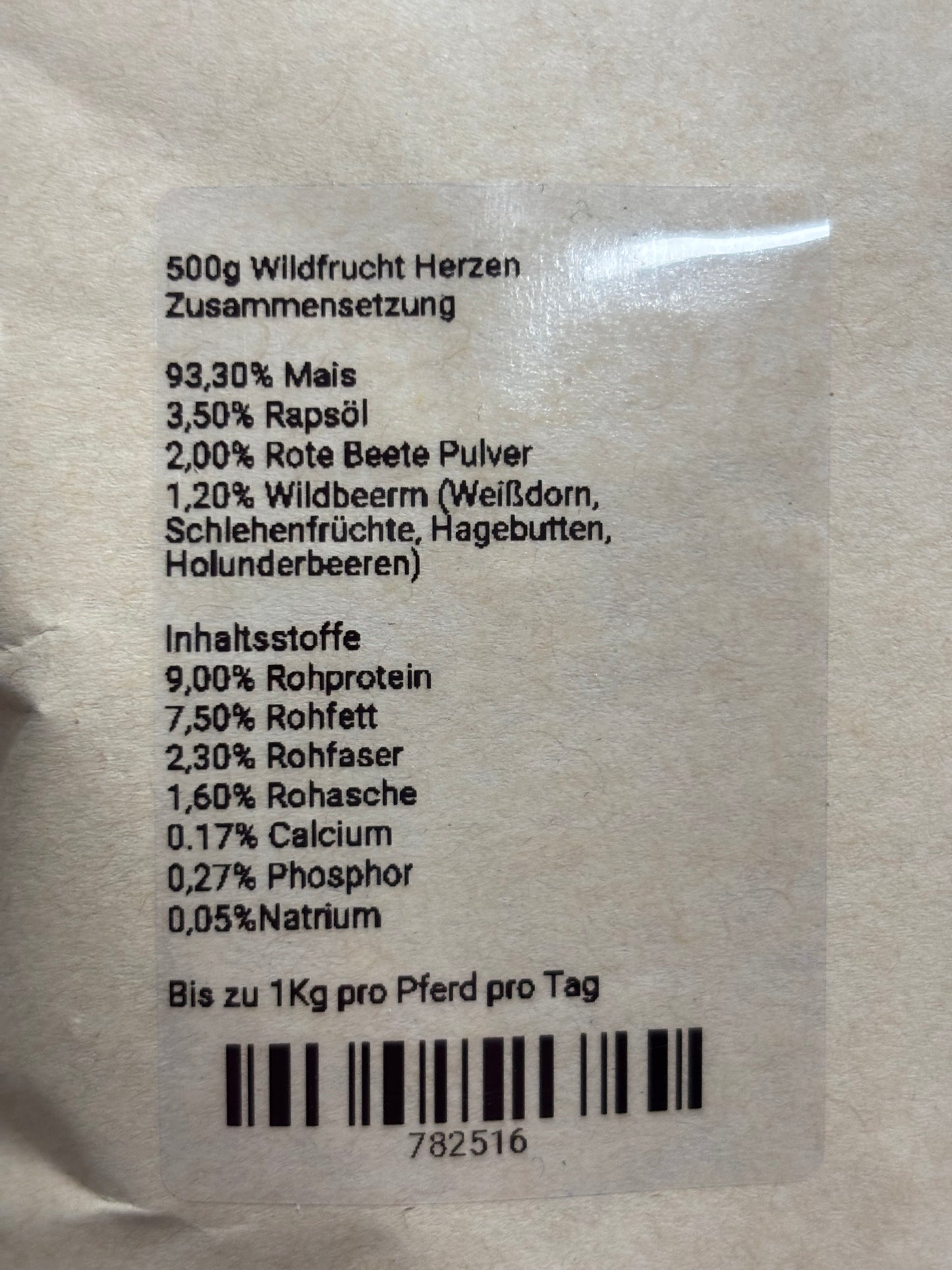 EquiVital Wildfrucht Herzen Leckerlies