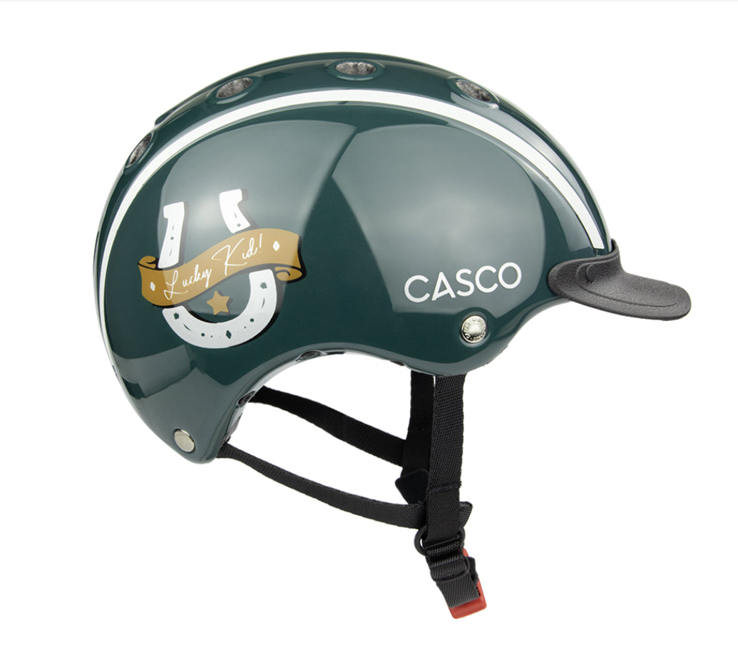 Casco Reithelm NORI LUCKY KID EMERALD