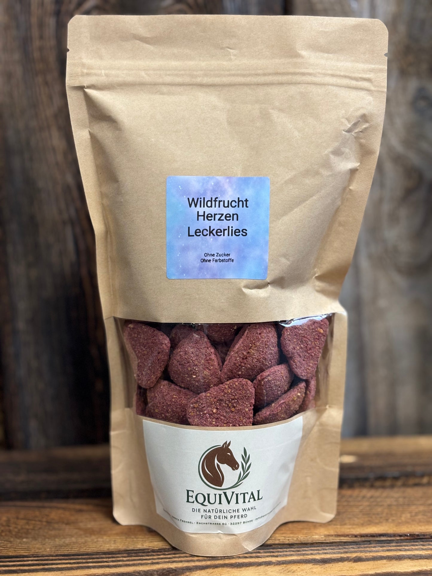EquiVital Wildfrucht Herzen Leckerlies