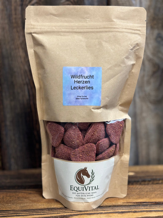 EquiVital Wildfrucht Herzen Leckerlies