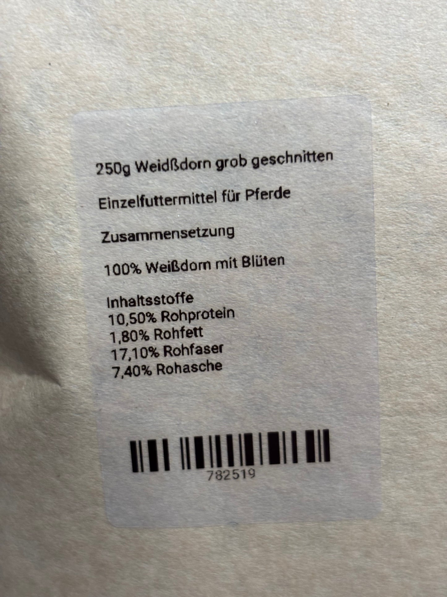 EquiVital Weißdorn geschnitten