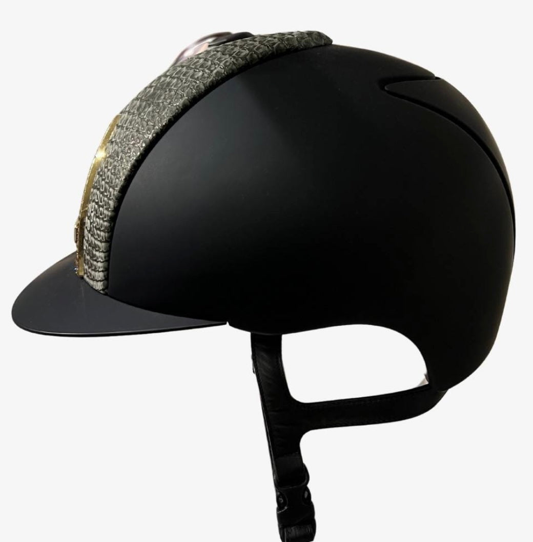 KEP Italia Reithelm Cromo 2.0 Python Matt Swarovski